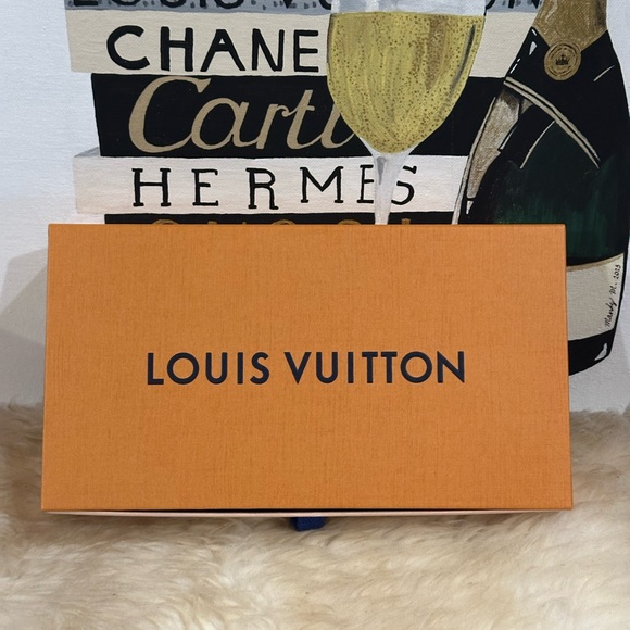 💎 Louis Vuitton Box for Long Wallet / Pouchette Size L 9.75” X H 5.3” - Picture 1 of 10